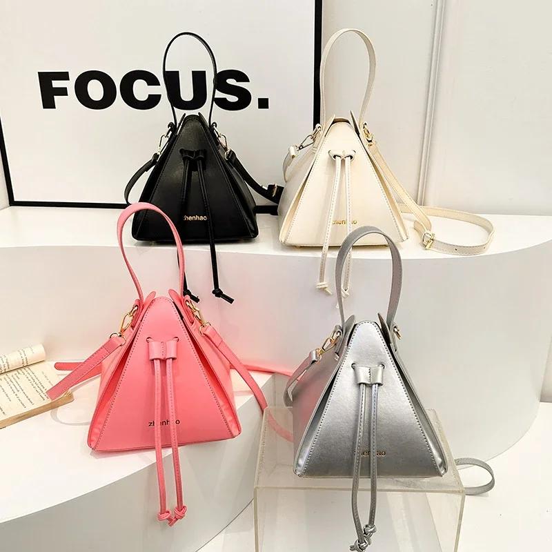 Luxury niche high-class exquisite small female bag new silver zongzi portable messenger Paket