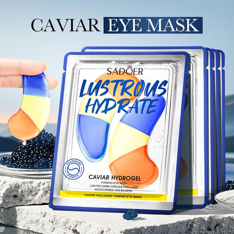 SADOER Sakura Grape Crystal Collagen Eye Mask Anti Dark Circles Removal Eyes Bags anti-aging Moisturizing Seaweed Eye Patches