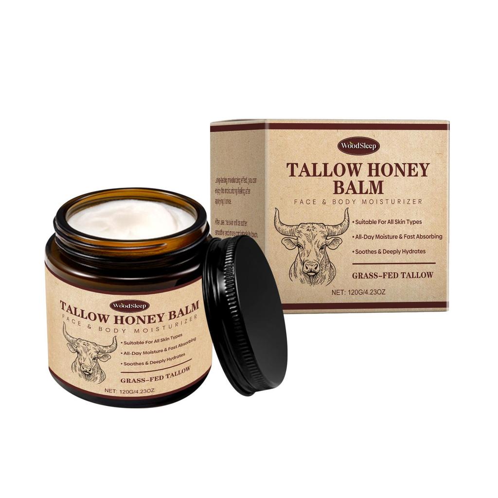 Beef Tallow Face Cream Moisturizing Skin Barrier Repair Deep Nourishment Smooth Soft Avocado Oil Wrinkle Removal Cream