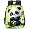 Panda Niedliche Schultasche Verschleißfest Großes Fassungsvermögen Wirbelsäulenschutz Und Anti-Buckel Schüler Party Must-Have Leichter Rucksack