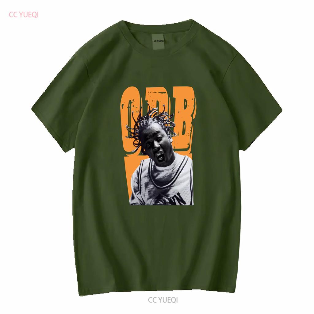 OL DIRTY BASTARD TRIČKO S POTISKEM OBLIČEJE vintage Vyprané Pohodlné módní Mírně Stylové streetwear grafika homme Prodyšné Měkké