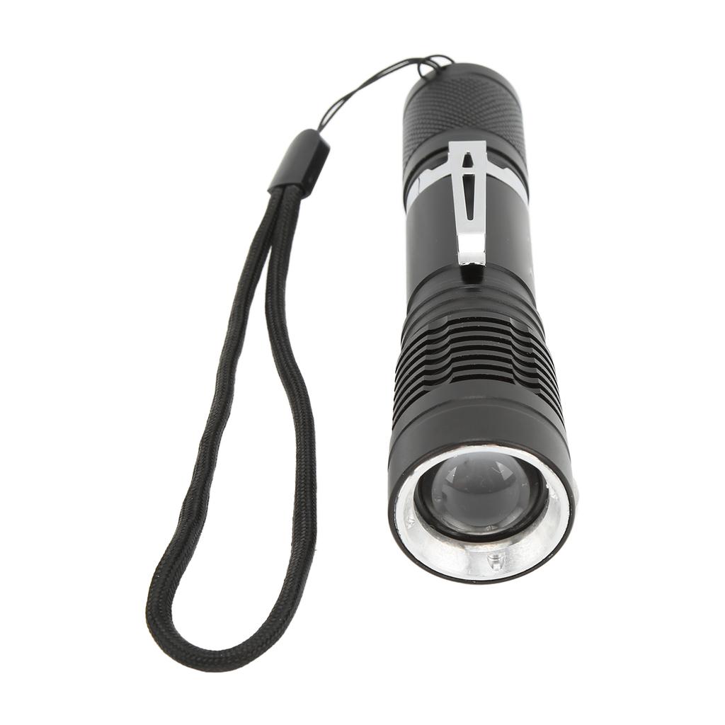 LED Mini Flashlight Portable Aluminium Alloy IPX8 Waterproof Strong Light Diving Flashlight for