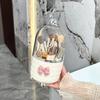 with Lid Cosmetic Tools Organizer Dustproof Spinning Brush Storage  Vanity Bathroom