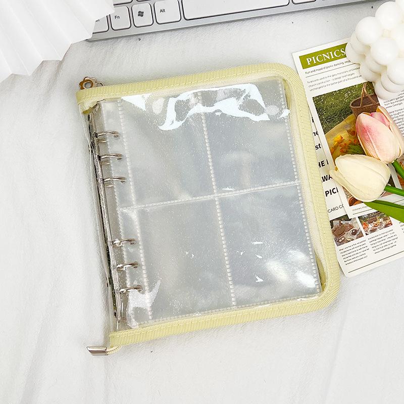 Large Capacity Polaroid Scrapbook Album: Ring Binder for Postcards, Small Cards, and Couple Photos