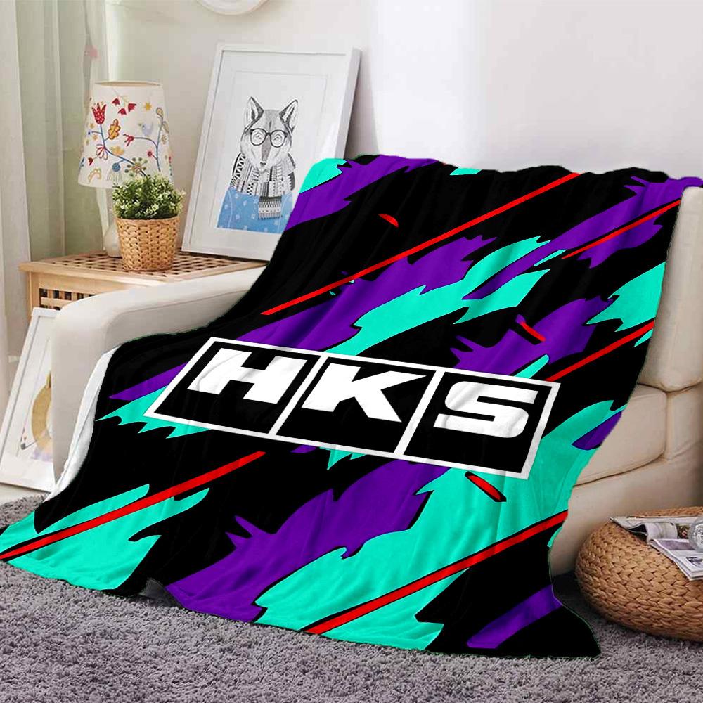 

1pc HKS Soft Flannel All-Season Throw for Home, Office, Outdoor UseDurable Comfort 100469 80cmx120cm(31inx47in)
