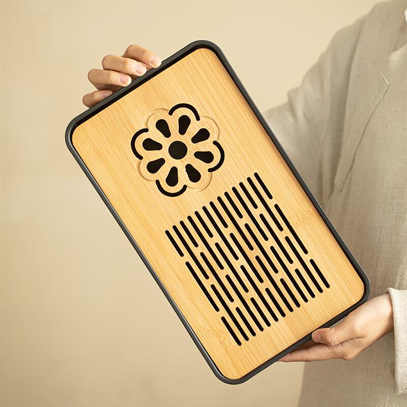 Shangqi Dual-Use Wooden Tea Tray