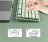 Ultra-Quiet Illuminated Mechanical Feel Wired Keyboard & Wireless Mouse Set for Office & Tablet Use
