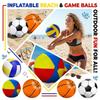 Inflatable Beach Volleyball, Outdoor Toy, Seaside Game Ball