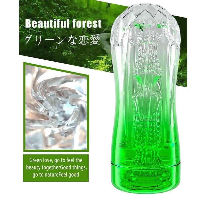 Vacuum Pocket Cup Penis Massager Male Masturbator Soft Pocket Erotic Toys Adults Sex Products