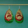 Glitter Christmas Earrings Star Christmas Tree Ear Studs Aesthetic Elk Drop Earrings  Women
