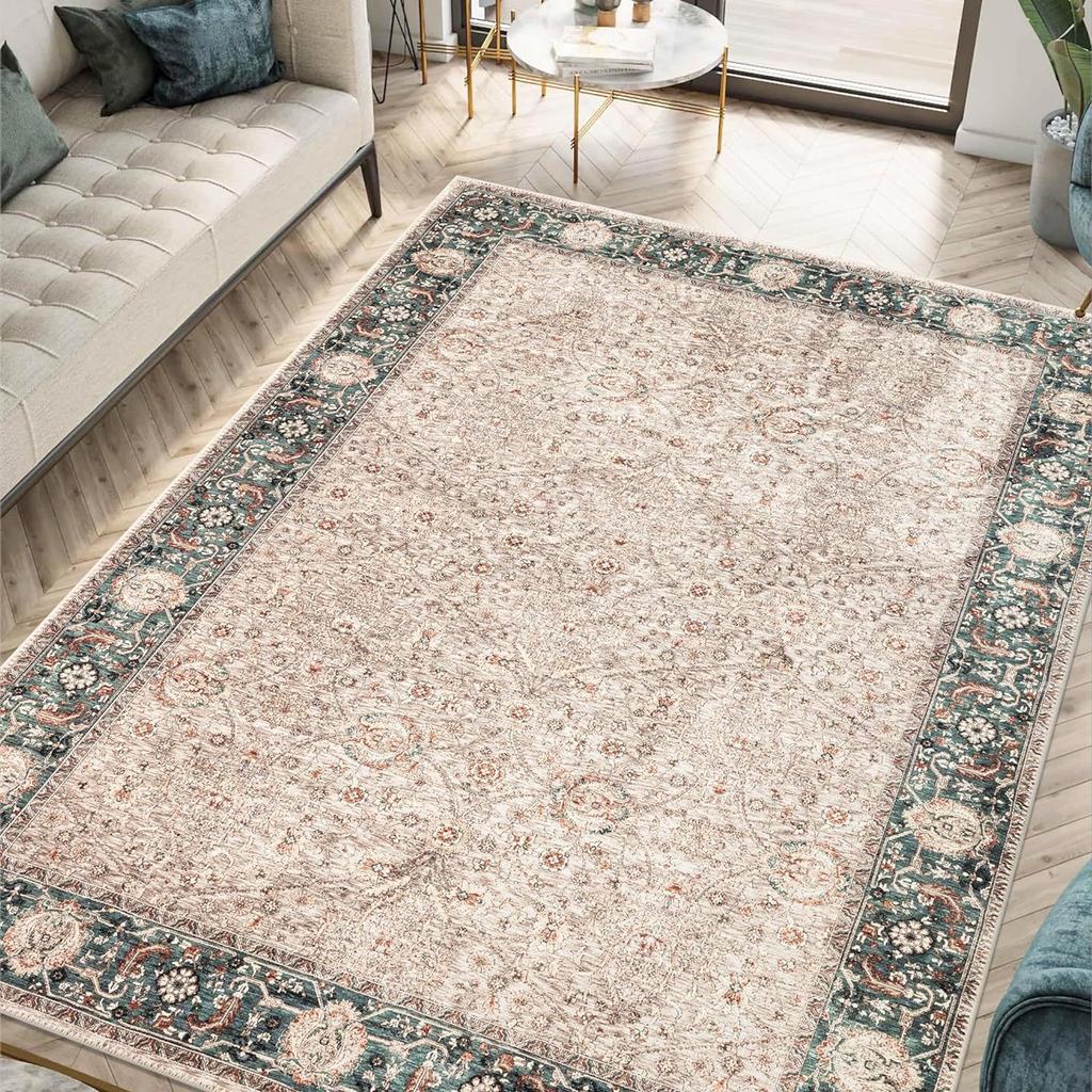 American Persian Carpet Living Room Fully Covered Large Area Sofa Carpet Bedroom Bedside Carpet