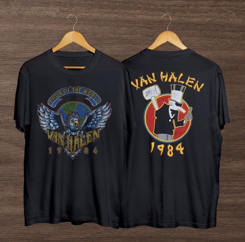Van Halen tour of the world 1984 t-shirt