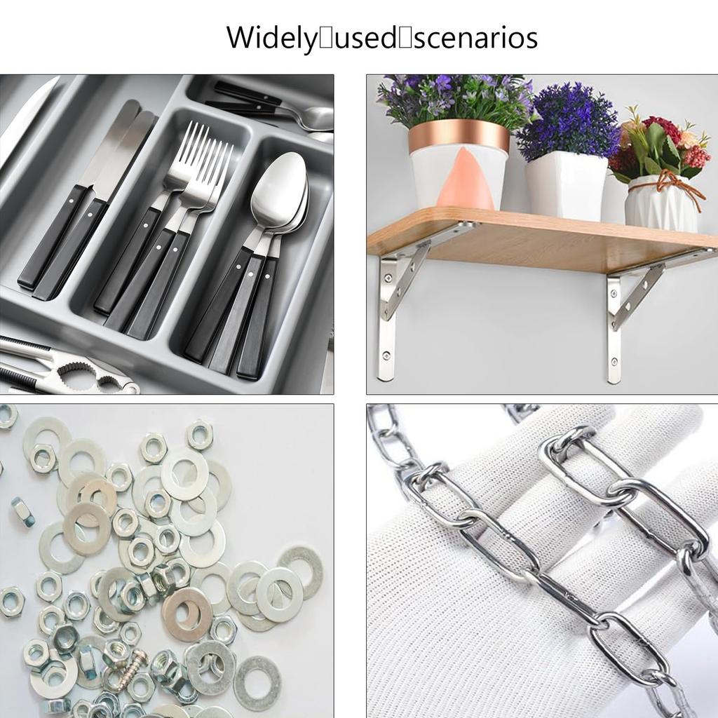 1Pcs 304 Stainlesss Steel Flat Bar,Length 500mm ,Brushed Finishing Trim Strips Sheet for DIY Craft Making