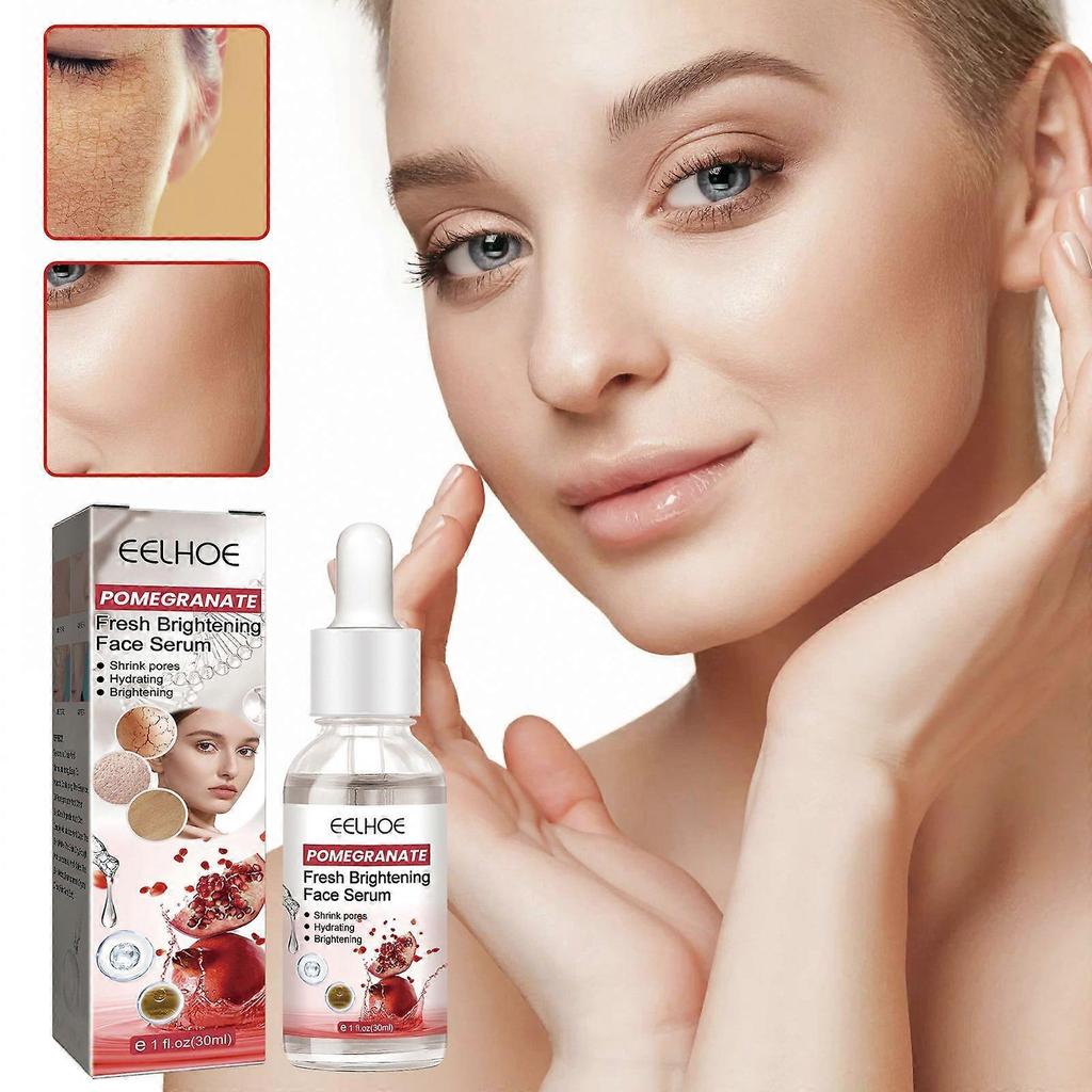 Begrenzte Zeit!!Eelhoe Granatapfel Aufhellendes Serum - Reduziert feine Linien, Feuchtigkeitsspendendes und Pflegendes Gesichtspflege-Serum