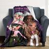 1pc Lookin' Bratz Monsterlool Soft Warm Throw Blanket Nap Blanket For Couch Sofa Office Bed Camping Travel,Comfortable