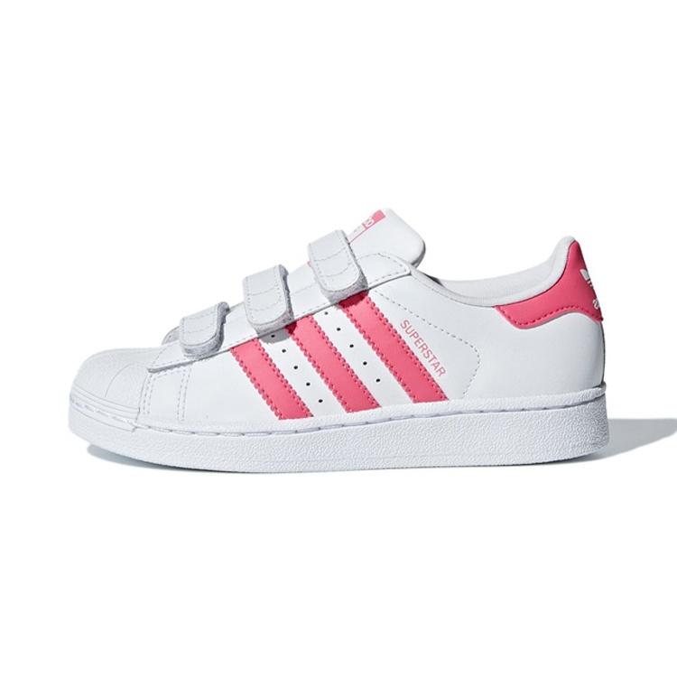 (PS) adidas Superstar CF C  White Pink  Kids  CG6621 EU 34