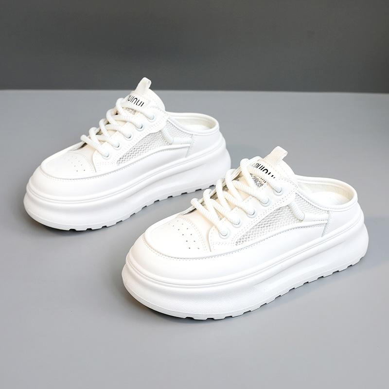 

[Customized] KT2661 small white shoes women s tide shoes spring and summer women s shoes versatile student casual flat mesh shoes 40