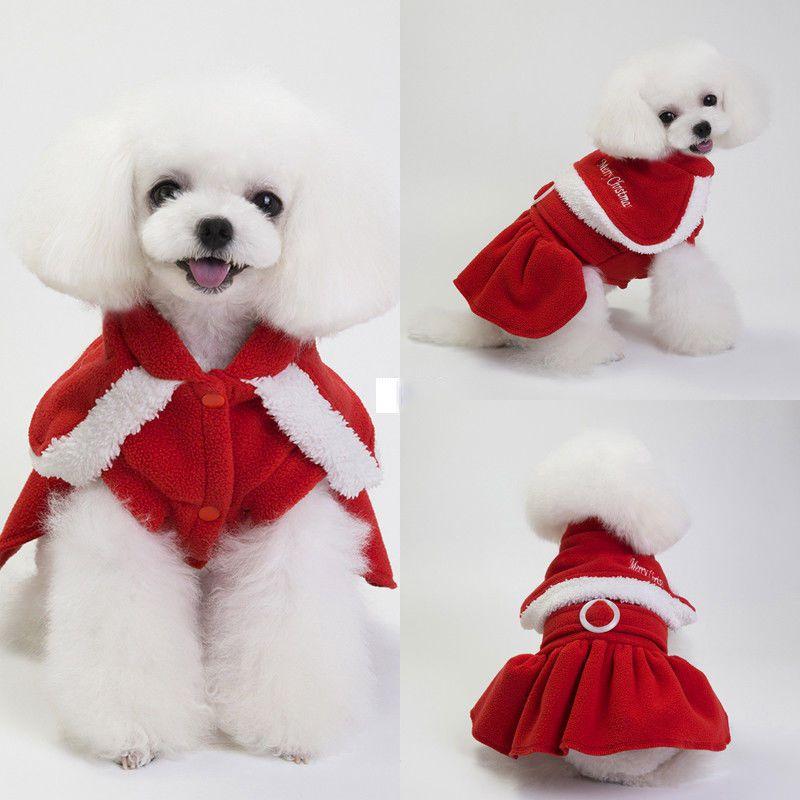 Quality Pet Xmas Clothes Pajamas Dog Jumpsuit Cat Sweater Coat Jacket**