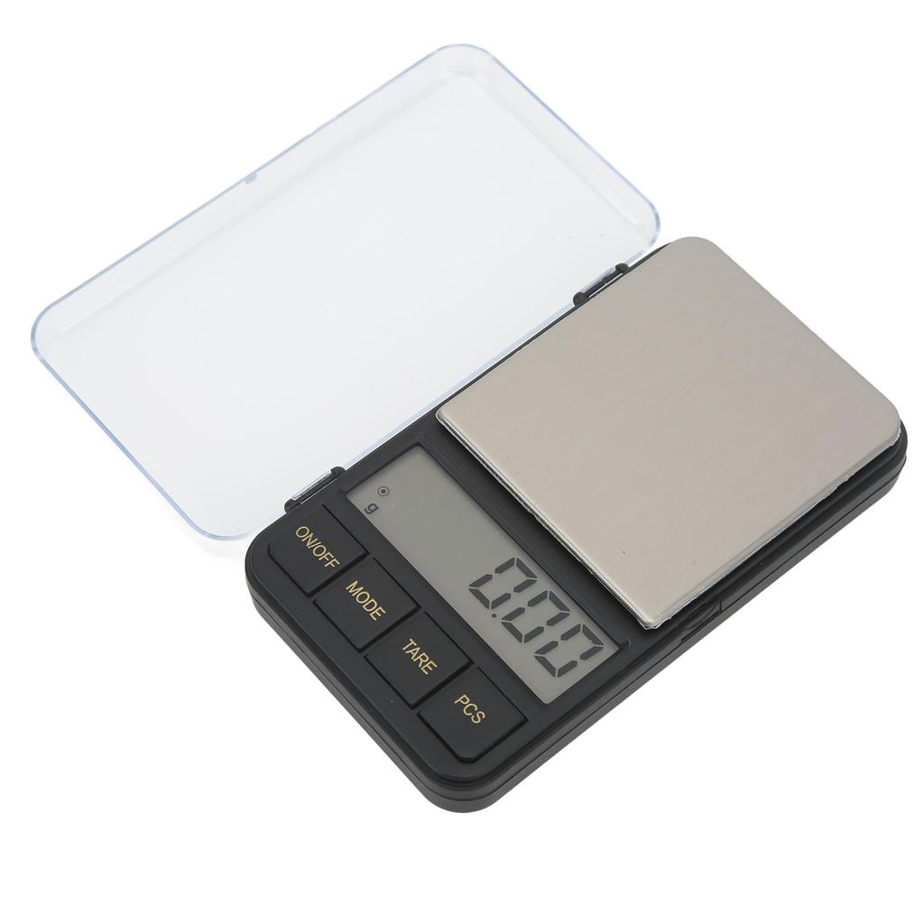 Digital Electronic Scale 200g Load LCD Blue Screen Backlight 0.01g Display Portable Jewelry Scale Pocket Scale with Tray