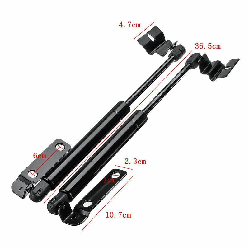 Front Hood Bonnet Gas Lift Black Hood Bonnet Front Rod Struts Shock Lift Bonnet Hood Lift for Toyota Hilux Vigo 2005-2012