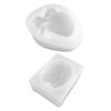 Silicone Brain & Heart Candle Mold Realistic Organ Shape Mold for Epoxy Resin Fondant Soap Easy-Release DIY Craft Mold