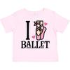 Inktastic I Love Ballet Quote Ballerina Dancer Toddler Kids Boys T-Shirt Dancing Girls Kid