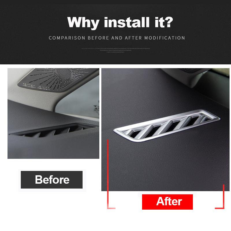 ABS Car Center Console Air Conditioner Vent Outlet Cover Trim For Volkswagen VW Golf 8 MK8 2022 Decoration Accessories