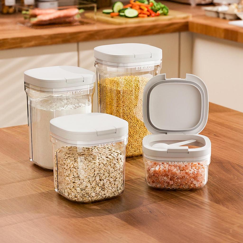 Moisture-Proof Insect-Proof Food-Grade Storage Jar for Grains, Cereals, and Sugar