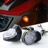 Universal Motorcycle-Turn Signal Light Built-Relay Flasher Led Flowing Water Blinker-Bendable Flashing Signals-Lamp 2pcs