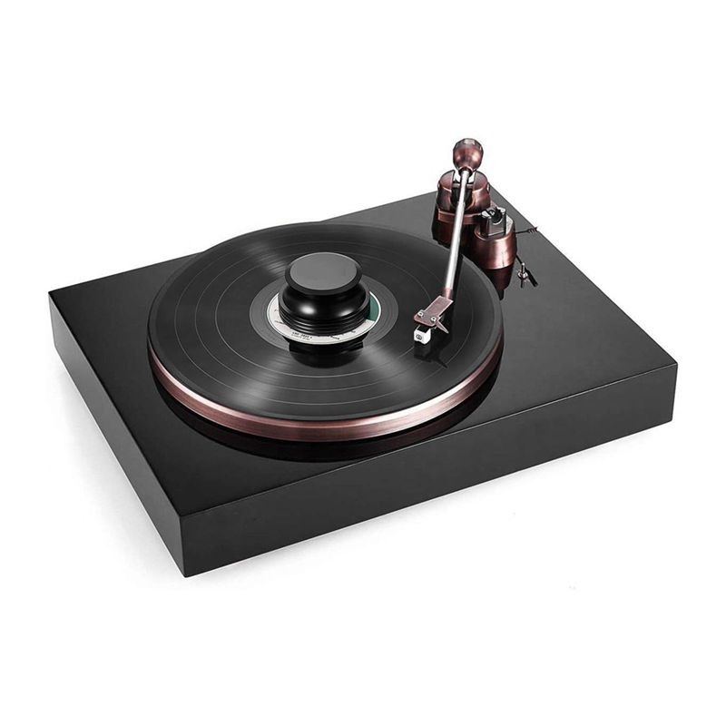 Good-LP Vinyl Turntable Disc Stabilizer Record Weight Metal Silver,Aluminum Record Weight Vinyl Record Stabilizer Durable Easy T