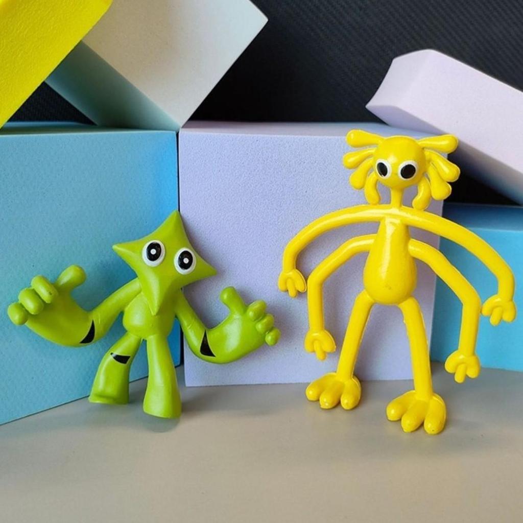 Set di Figure Giocattolo da Costruzione RAINBOW FRIENDS (Confezione da 8), Dalla COREA