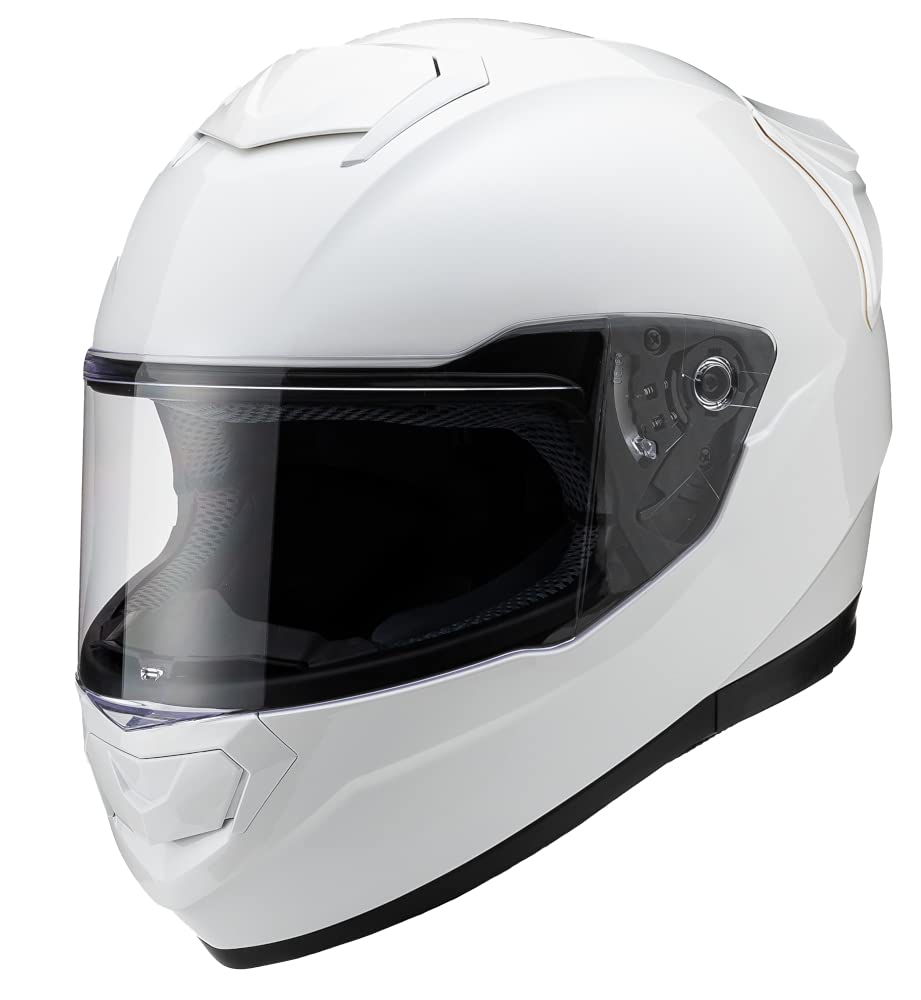 

and reliable YH Yamashiro Yamashiro Helmet Motorcycle Full Face Helmet Pearl White XL size Suitable for all engine displacements Removable inner
