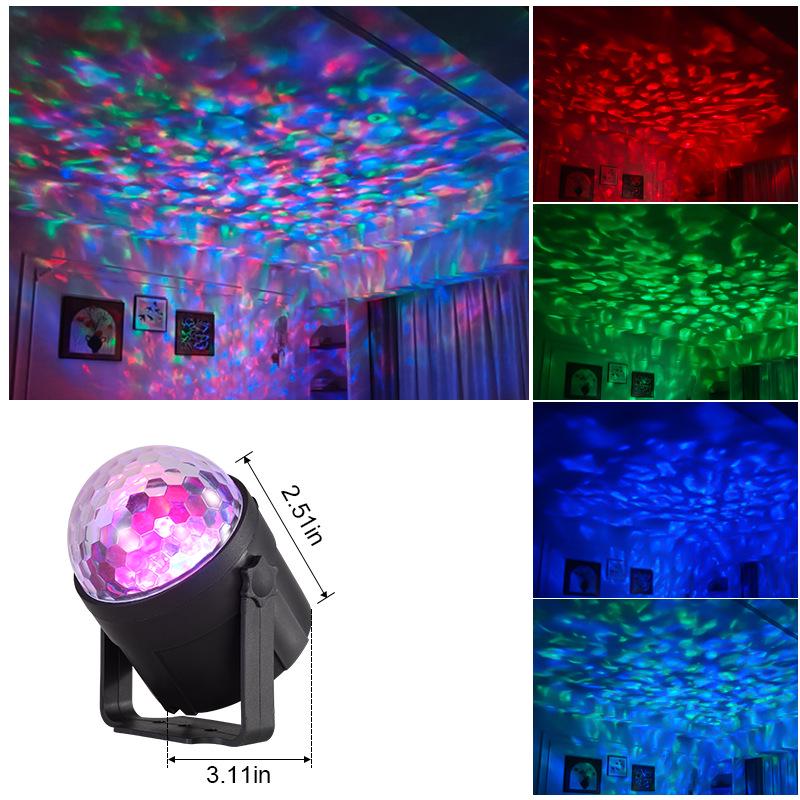 

Проекция Авроры 7 цветов, активируемый звуком хрустальный магический шар, подставка-светильник USB Plug