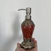 Vintage Agate Color Soap Dispenser Refillable Resin Liquid Soap Dispenser Kitchen Hand Sanitizer Bottle Bathroom Accessories