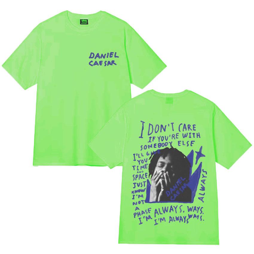 

Daniel Caesar Never Enough Always Graphic Tshirt Mens Women Clothing Hip Hop Fashion Casual Short Sleeve Tshirts Cotton Tshirt 3XL