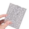 Elegant Ballet Silk Ribbon Nail Stickers with Pearls & Rhinestones - 2025 New Style