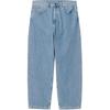 FW25 Brandon Pant Loose Straight Leg Back Pocket Square Logo Zipper Comfortable Minimalist Jeans Men Pants I035893-01-12