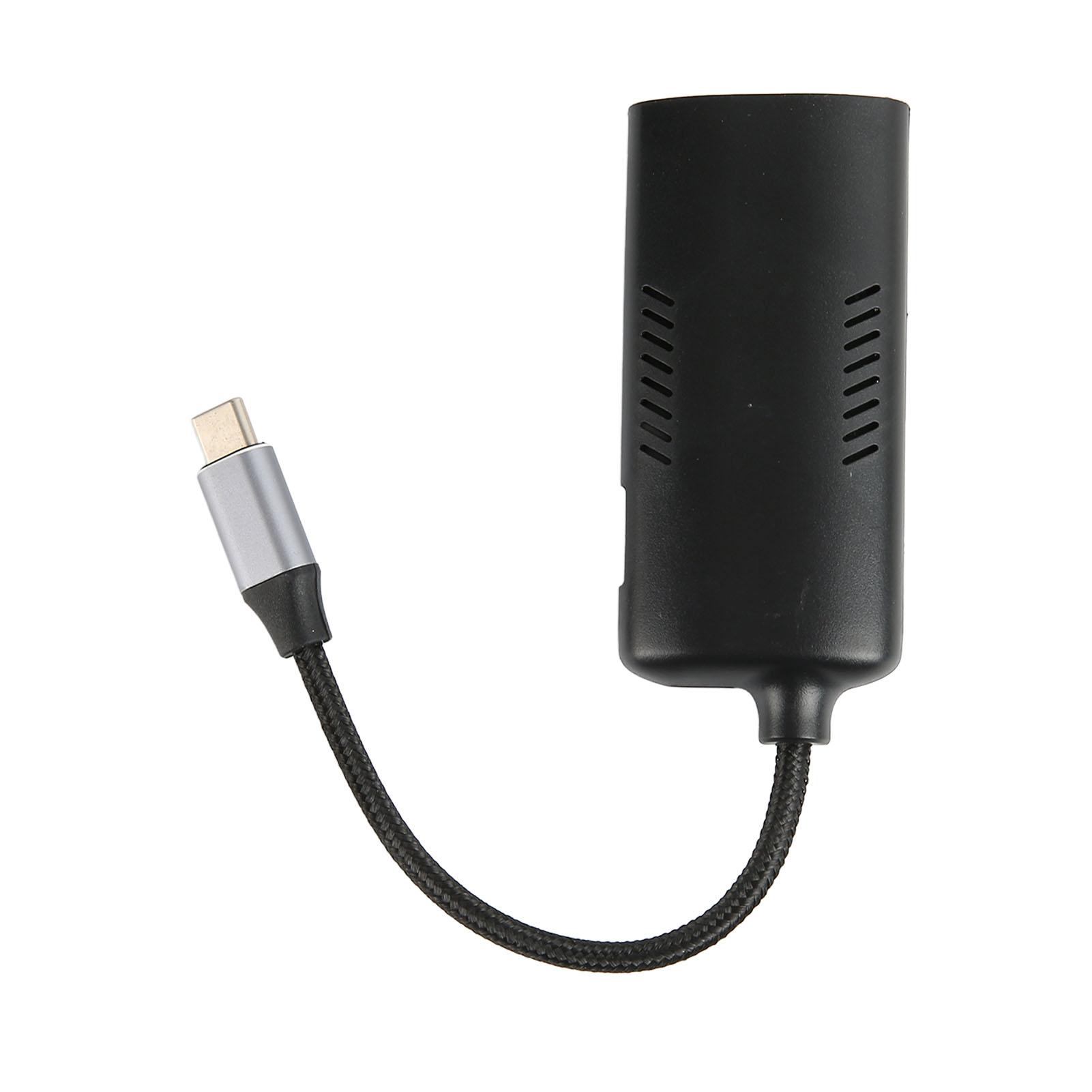 

Laptop Power Converter DC to Type C PD3.0 Fast Charge 100W ABS Braided Nylon Laptop Type C Adapter
