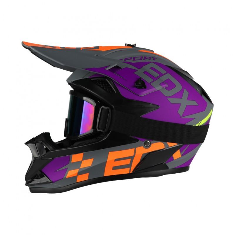 Full Face Off-Road Motorcycle Helmet ABS Material DOT Certified Adult Trail Dirt Bike Riding