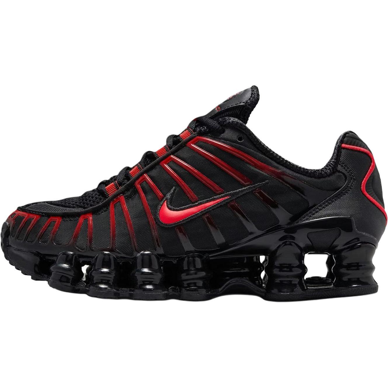 Nike Shox TL Black Light Crimson Kids IO4645-004 35.5