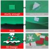 Felt Christmas Tree Set DIY Toy Door Wall Hanging Christmas Tree with Detachable String Lights for Xmas Gifts Party Favor