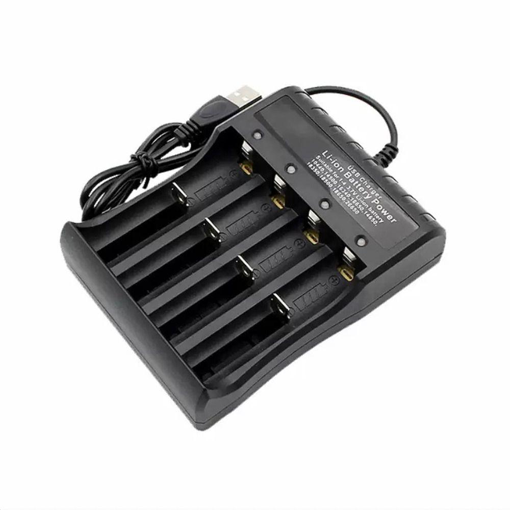 1Pcs 1/2/4 Slots 18650 Battery Charger for 10440 14500 16340 18350 18500 26650 Battery