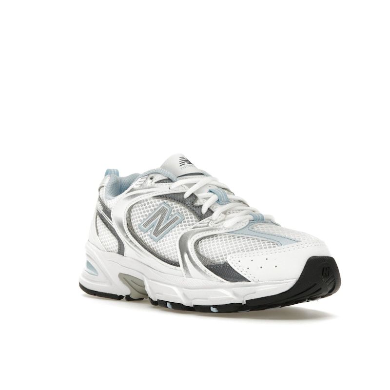 New Balance 530 White Light Chrome Blue Unisex Sneakers Dark-Arctic-Grey MR530RA