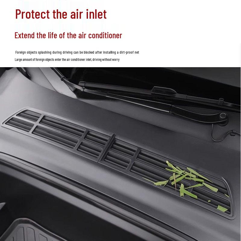 Model Y Hood Air Intake Insect Screen - Full Coverage Mesh Cover