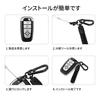 Keychain Fashionable Durable Exquisite Leather Key Bag Car Logo Keychain