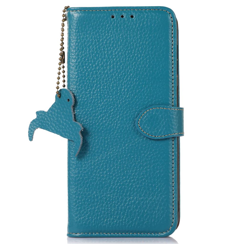 For Samsung Galaxy A16 5G/A16 4G Case RFID Blocking Genuine Cow Leather Phone Cover