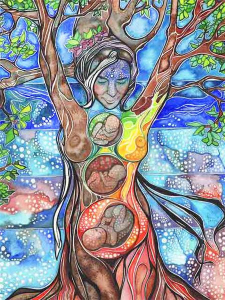 Diamond Painting Kit Tree Landscape Full Square/round Embroidery Mosaic Fantasy Landscape Home Decor