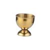 Sleek Stainless Steel Egg Cup Set - Modern Holder for Boiled Eggs