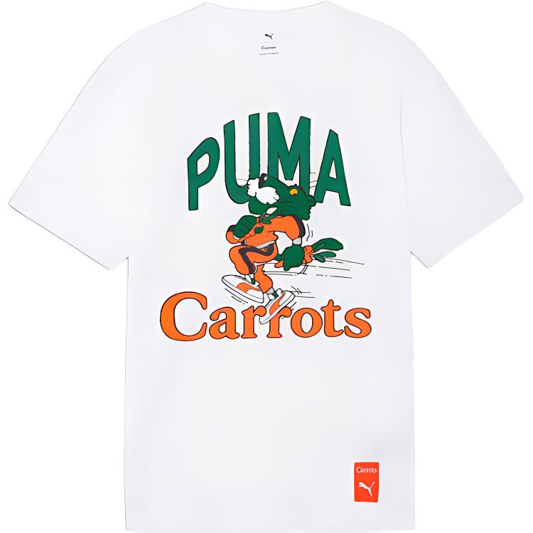 

Puma x Carrots Graphic Tee Puma White Unisex Tops 627443-02 XL