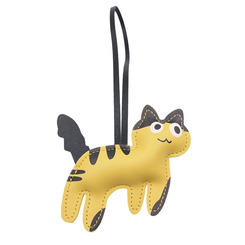1PC/2PCS Ornament Mobile Phone Pendants Keychains Gifts For Cat Lovers Cartoon Shape Clothing Accessories Multicolor